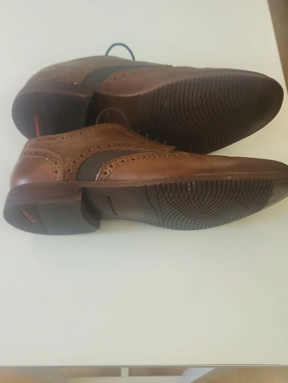 Rockport Brown and Dark Brown Wingtip Derbys